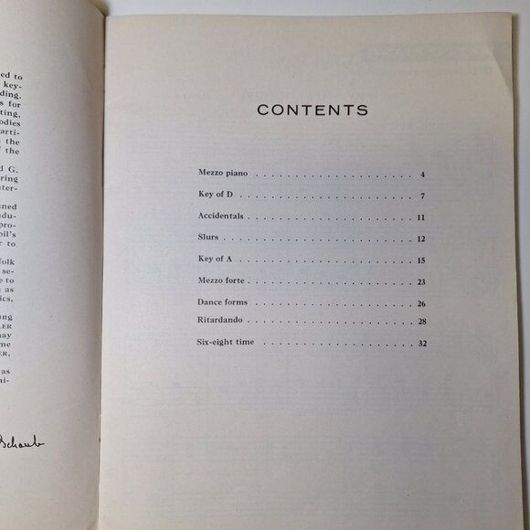 Piano Way To Music Song Book 2 Music Reader 1957 Schaub Podolsky Davison Vintage - Picture 3 of 5
